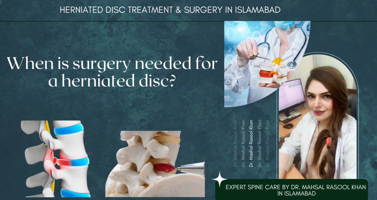 herniated disc surgeon in Islamabad