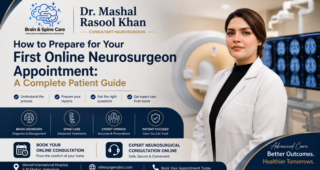 Online neurosurgeon consultation